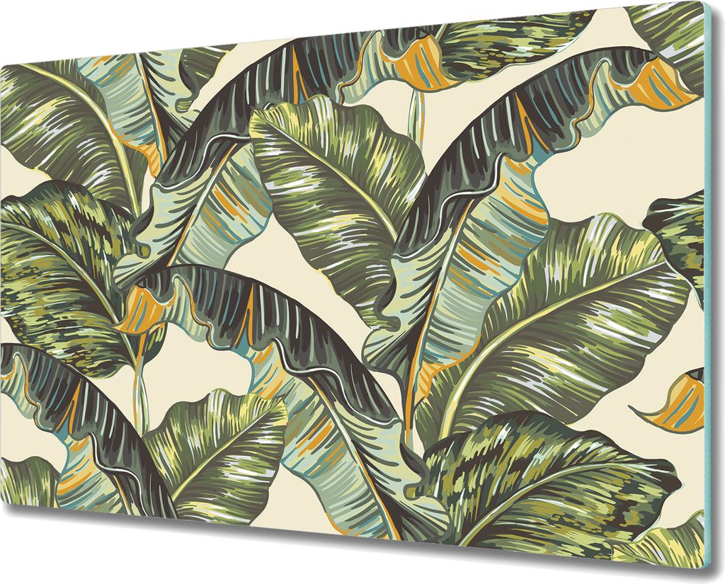 Glas Schneidebrett Herdabdeckplatten Schneideplatten - 80x52 cm - Grafik-Quadrate