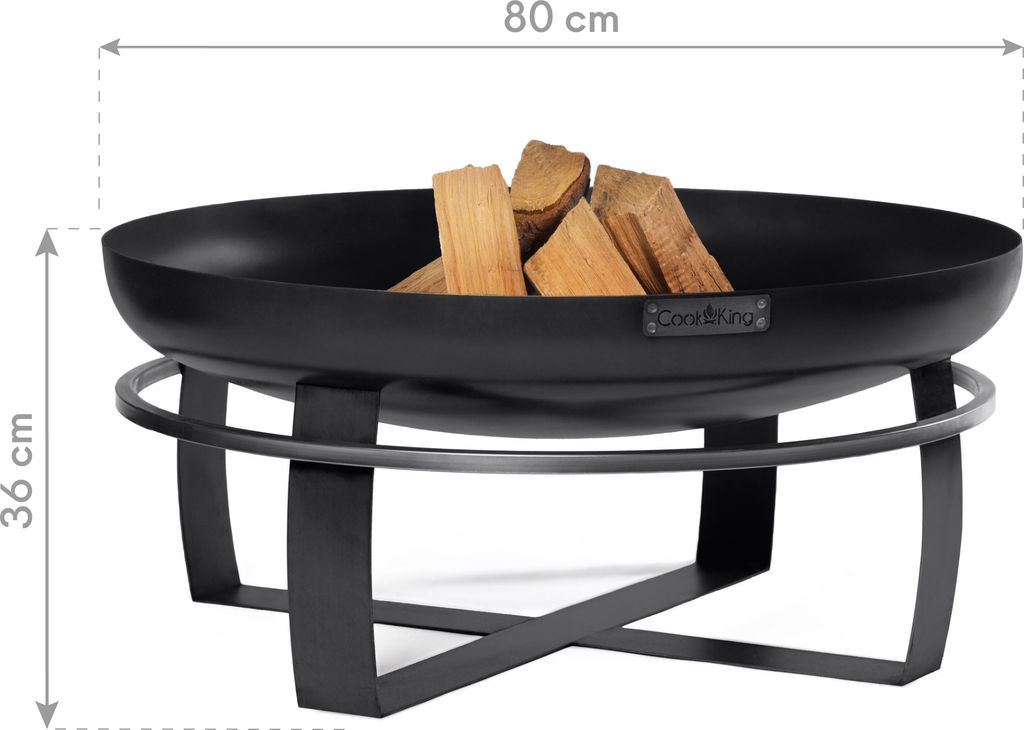 CookKing 111262 Feuerschale Feuerstelle Terrassenschale Produktbild 27