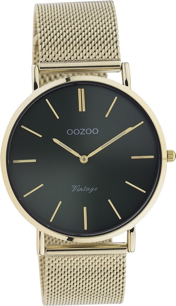 Oozoo Metall Damen Uhr Analog Quarzuhr Armband gold Vintage Series D2UOC10872