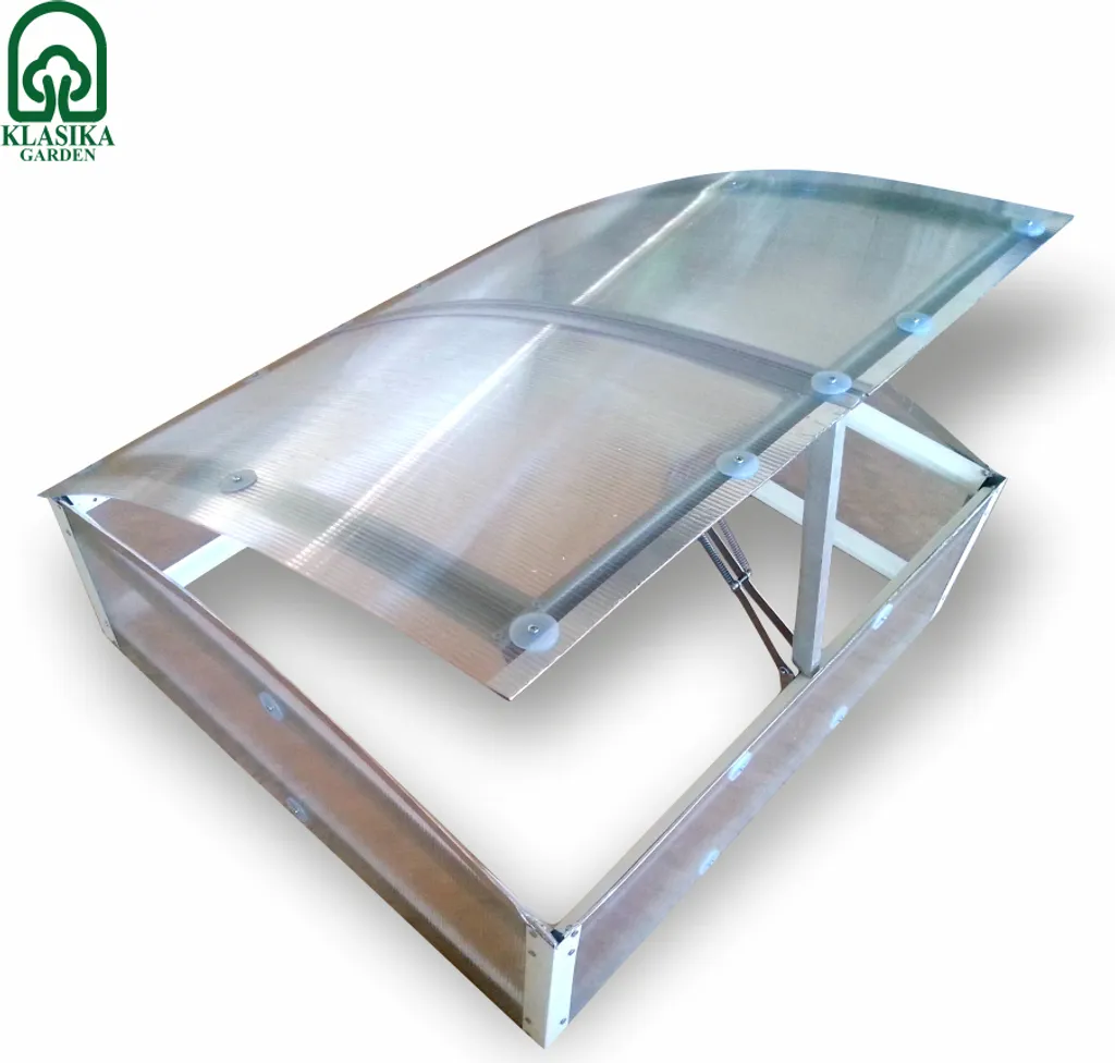Mini-serra da Giardino 100x93x38cm - Protezione Piantine Policarbonato