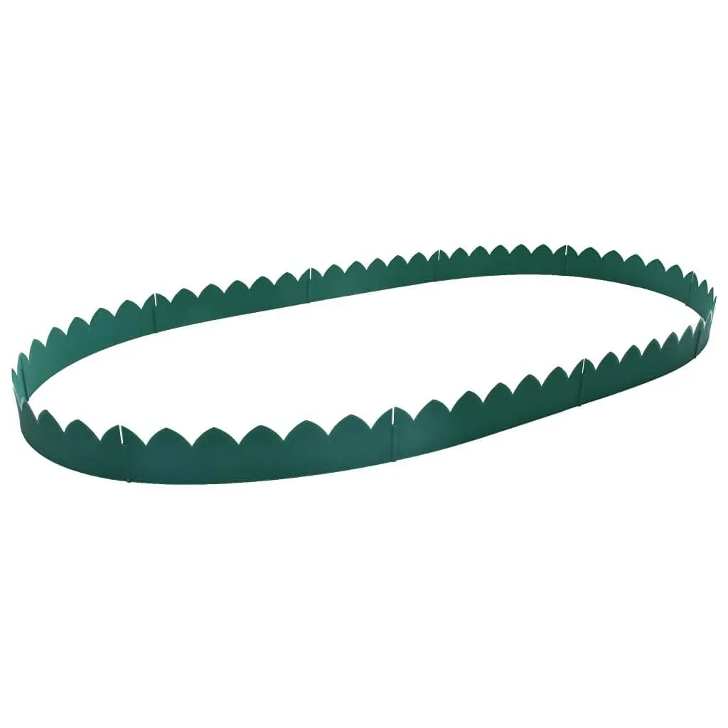 Bordures de Pelouse en PP Vert Résistant 65x15 cm - Pack de 10 Unités - 3