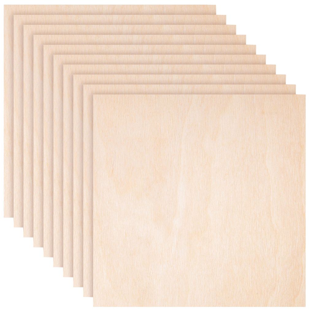 Creative Deco 20 x 40x40cm Multiplex Platen Vierkant 3mm, Productafbeelding 