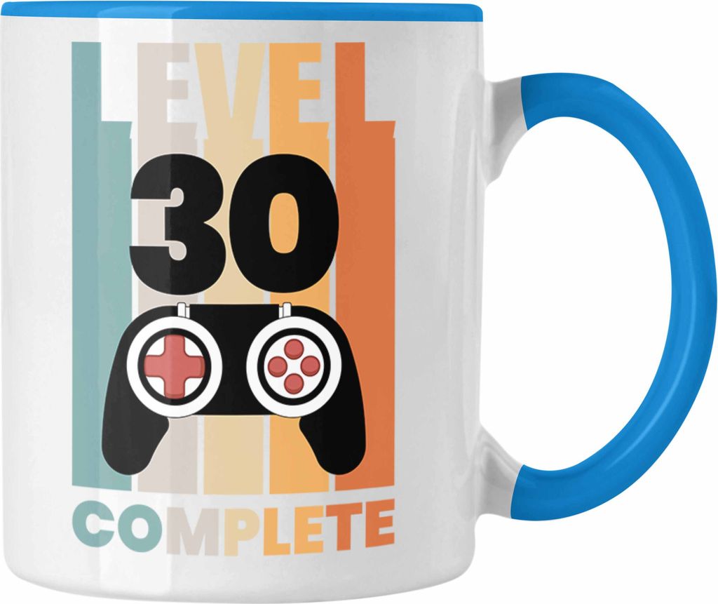 Trendation - 30. Geburtstag Tasse Mann Geschenk 30er Geschenkidee 30 Vater Männer Lustig Geschenke (Blau)