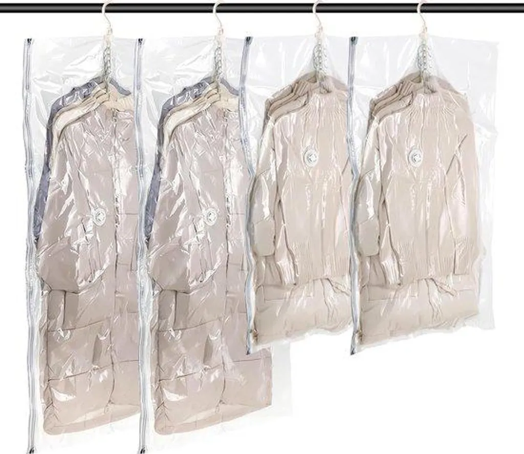 Sacs sous vide pour gagner de la place dans le dressing et l'armoire
