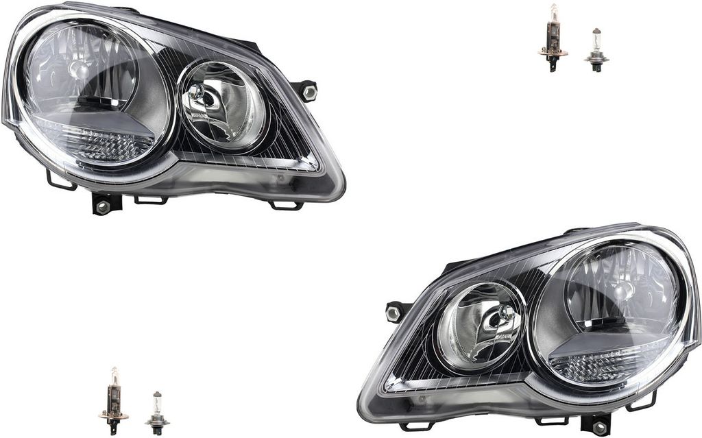 Johns, Scheinwerfer Halogen passend für VW Polo 02 9N 05-12 Produktbild 