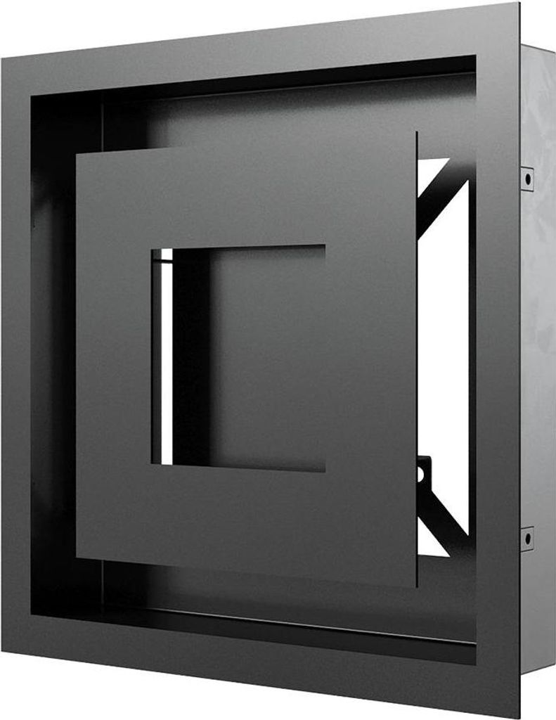 Lüftungsgitter WIND 22x22 schwarz Produktbild 