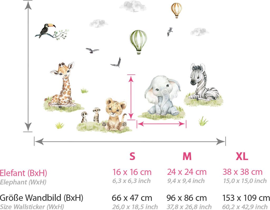 Little Deco Wandtattoo Wandsticker Kinderzimmer Mädchen Produktbild 3