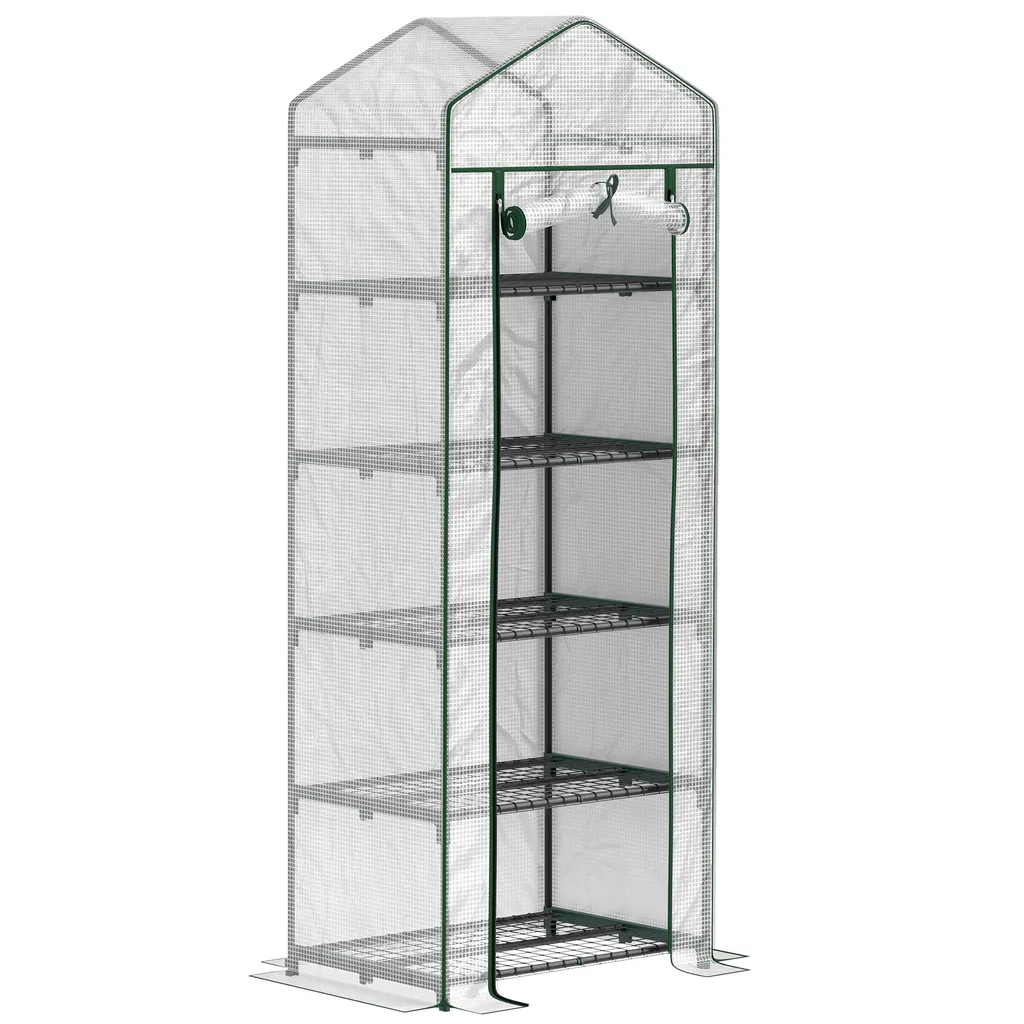 Serra Urban Garden Fortuna Lai: 193cm Acciaio Bianco e Porta