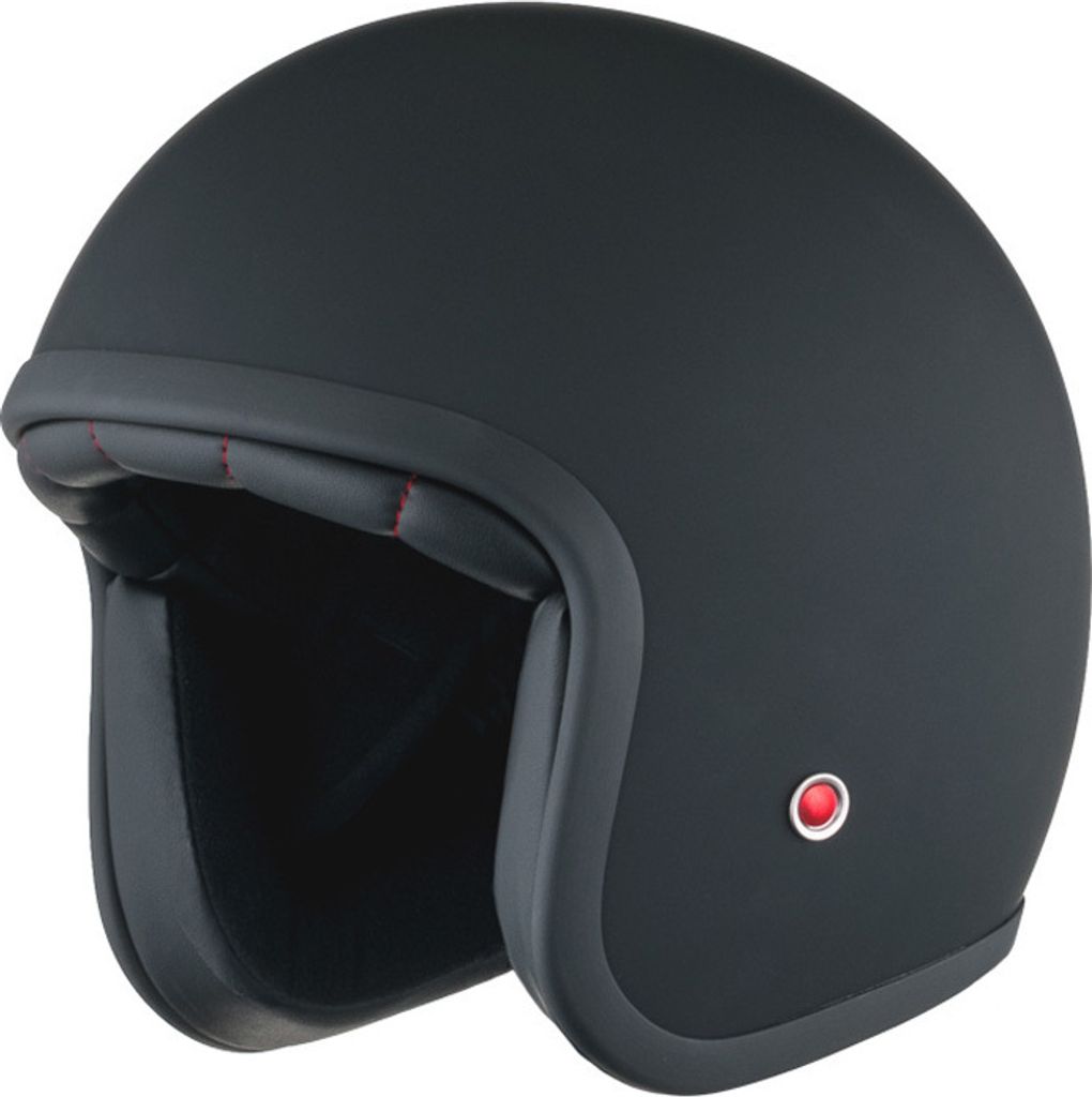 IXS HX 89 Jethelm Schwarz Matt ohne Knöpfe, schwarz matt, XS (53/54)