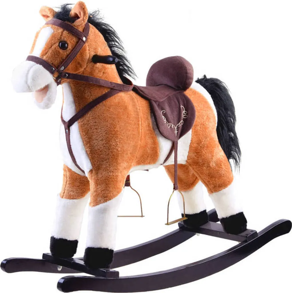 Cheval à bascule ZA0052 stable et robuste pour jouer sans risque