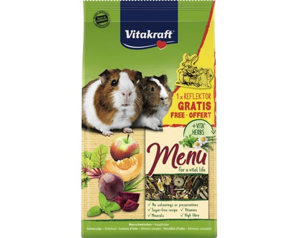VITAKRAFT MENU VITAL krmivo pre morčatá 3kg + ZDARMA Obrázok produktu 
