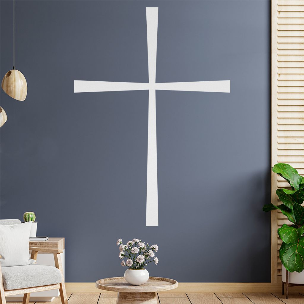 Byzantinisches Kreuz Wandtattoo Wandaufkleber Wall Sticker - Dekoration, Küche, Wohnzimmer, Schlafzimmer, Badezimmer