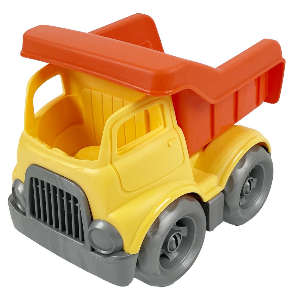 Nachhaltiger Bagger & Kipplaster – Umweltfreundliches Spielzeug aus recyceltem Kunststoff für Kinder ab 3 Jahren