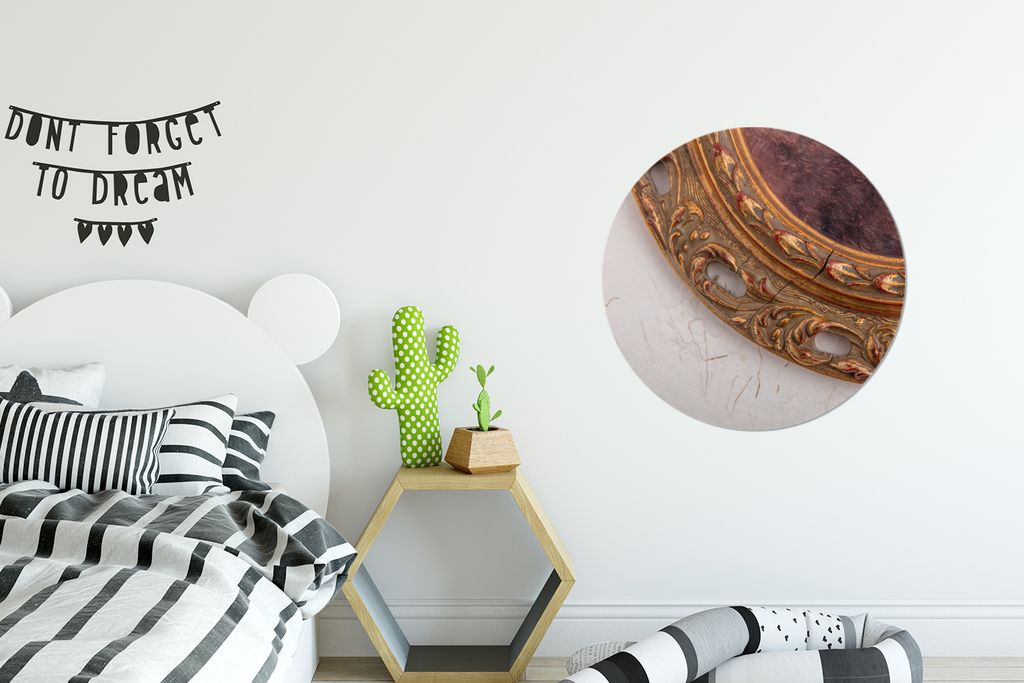 MuchoWow - Wand Kreis - Wandbild - Schlafzimmer - Aluminium Bild - Kinderzimmer - Wohnzimmer Dekoration - Wandschmuck