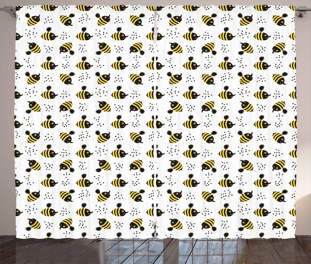 ABAKUHAUS Tenda Soggiorno Api 280x175 - Design Universale Giallo