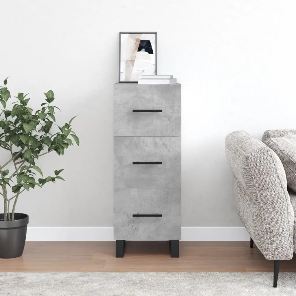 Credenza Maison Exclusive Grigio Cemento 90cm | Design Industriale Casa