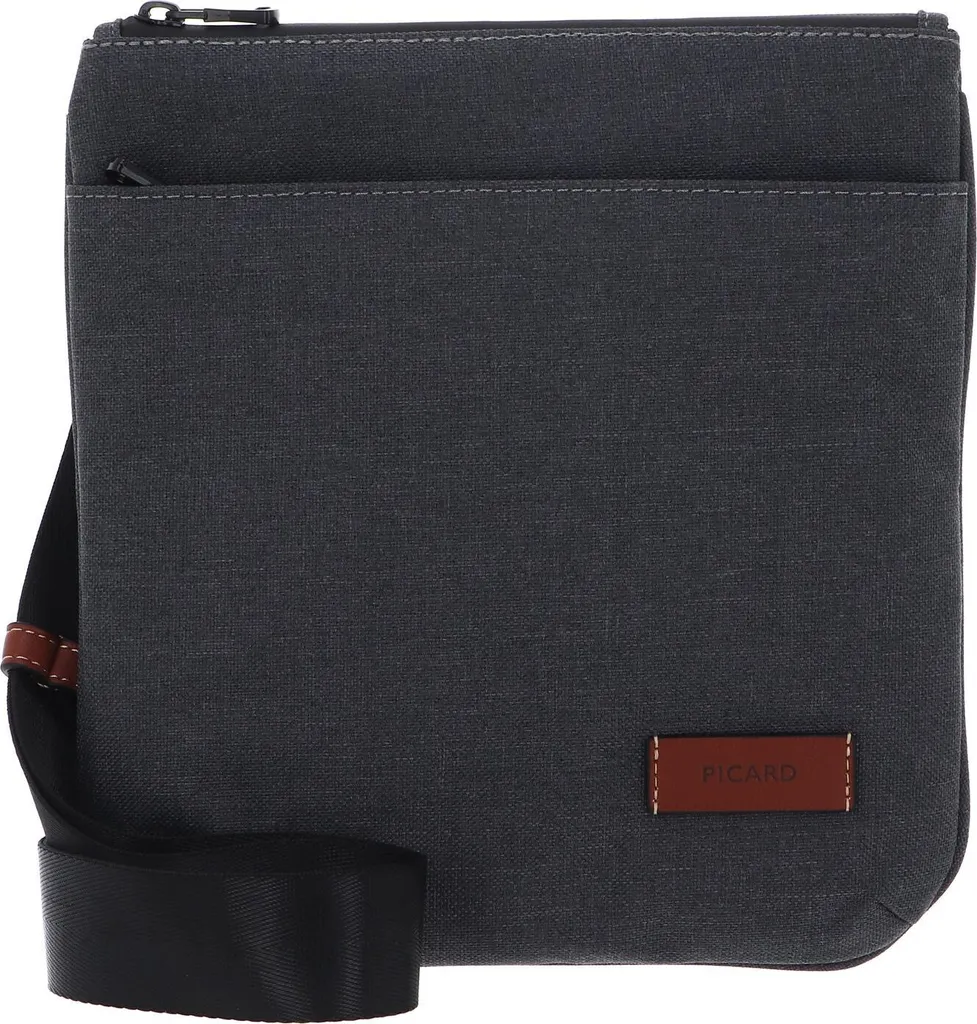 Borsa Picard Go Eco Anthracite - Tracolla Urban Grigio Antracite Unisex