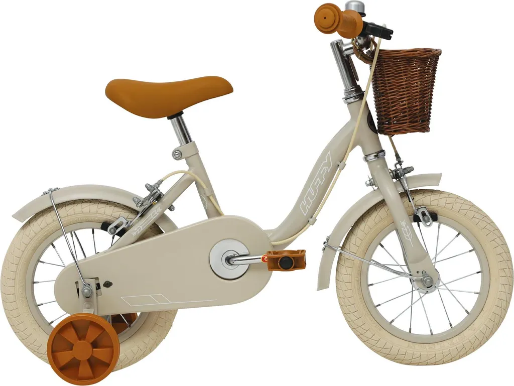 Vélo Enfant 12 Pouces Style Rétro Gris pour Apprendre l'Équilibre - 2