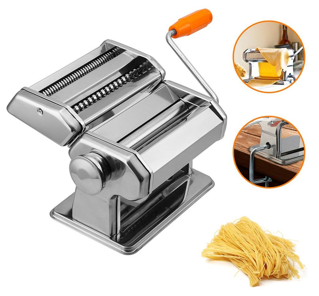 Vigevee Noodlemachine, roestvrij staal, met 2 messen en 9 Productafbeelding 