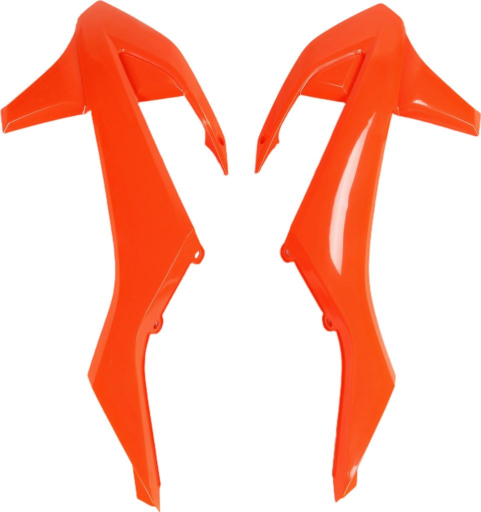 Kühlerverkleidung UFO PLAST 2-teilig Abdeckung Kühler, Farbe:neonorange