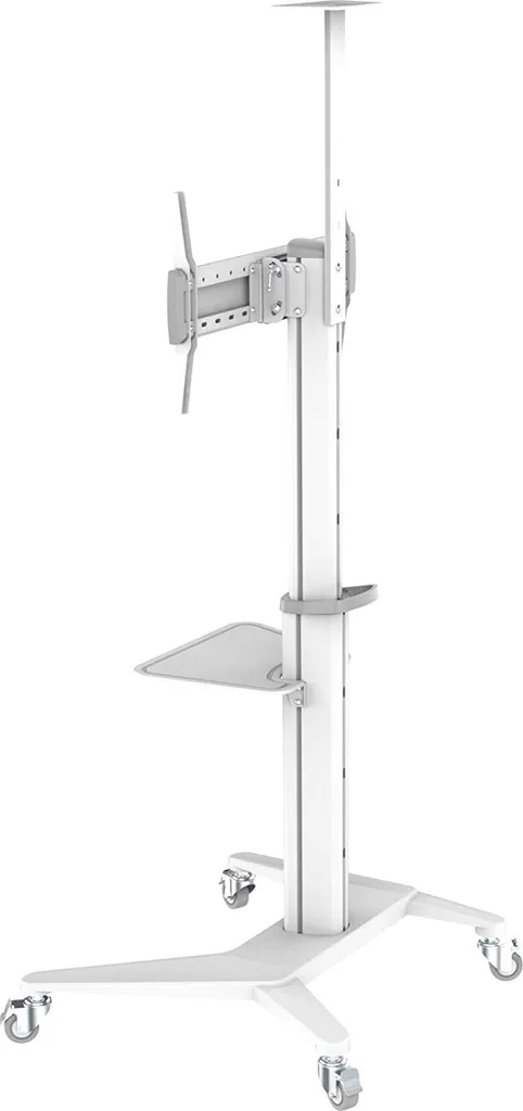Support TV mural ajustable pour éviter les reflets - Blanc - 37 à 70 pouces