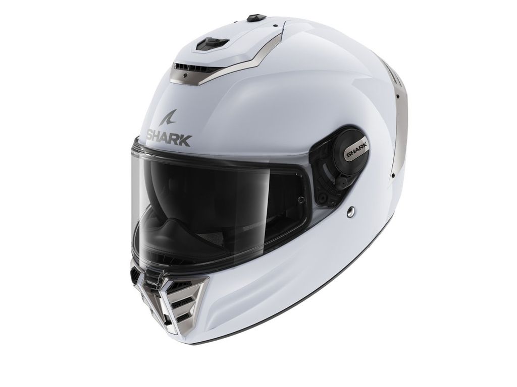 Shark Spartan RS Blank Helm, weiß/silber, L (59/60)