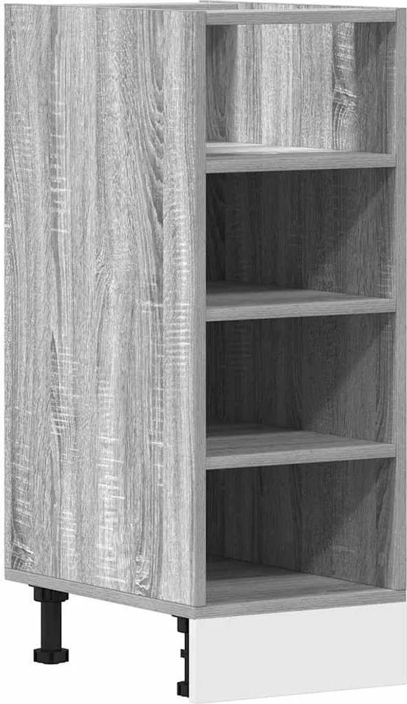 SYFAX™ Armadio Riga Grigio Sonoma 30x44,5x81,5 cm | Mobile Cucina Basso