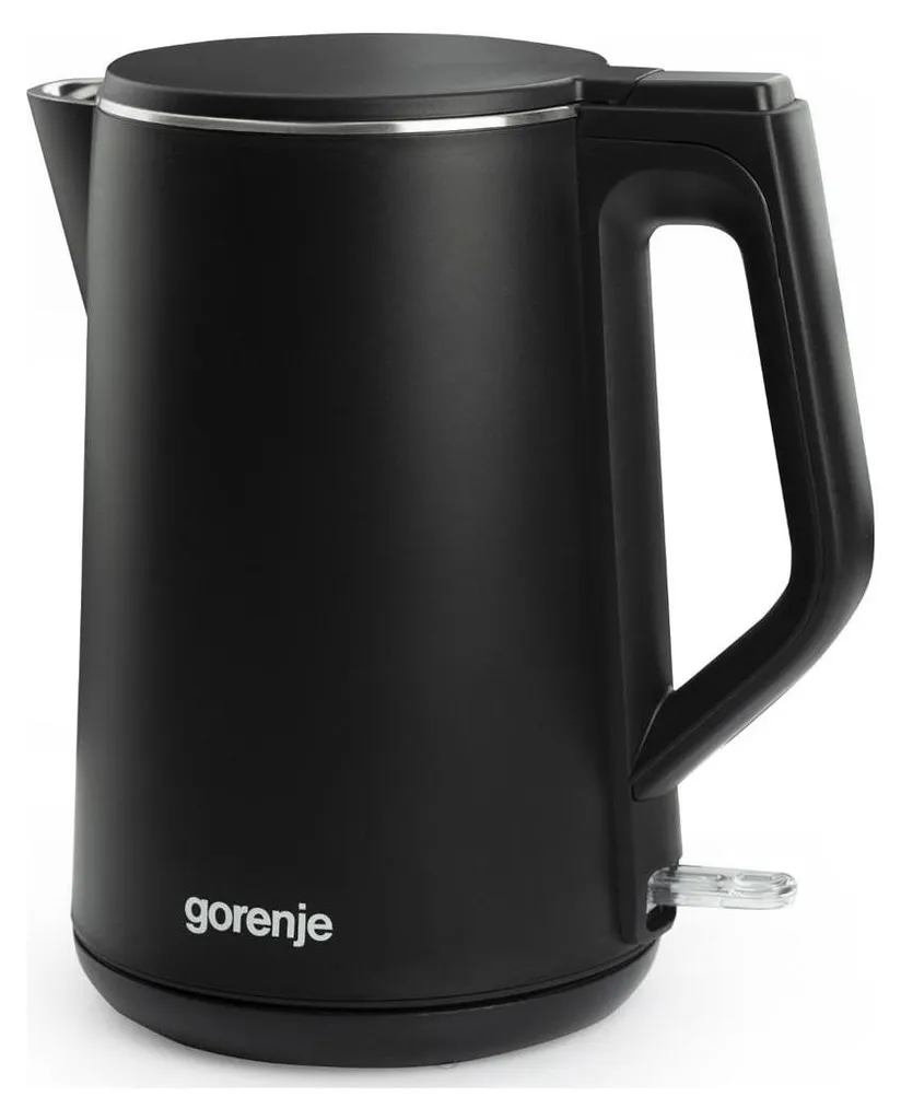 Bouilloire électrique rapide 1,5L pour thé et cuisine familiale noire