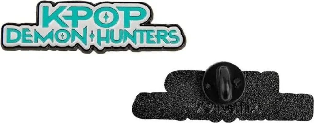 Distintivo KPop Demon Hunters Blue Pin Smalto Duro - Gadget Ufficiale