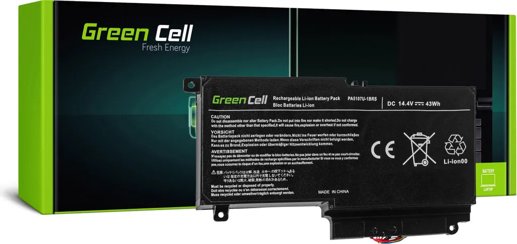 Batterie Haute Capacité Green Cell pour Toshiba L50-A-1EK P50-A S50-A