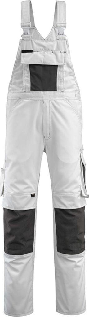 MASCOT Augsburg Latzhose Größe 76C50, weiss/dunkelanthrazit | Packung (1 Stück)