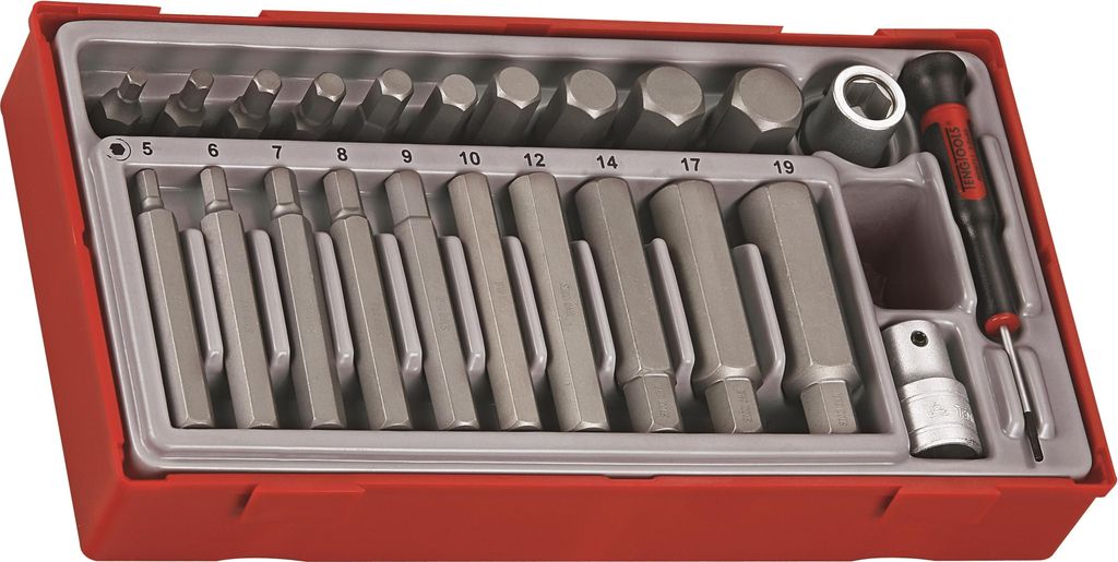 TengTools Set Schraubendreher-Einsatz (Bits) 68850106 75 40mm 1.1kg