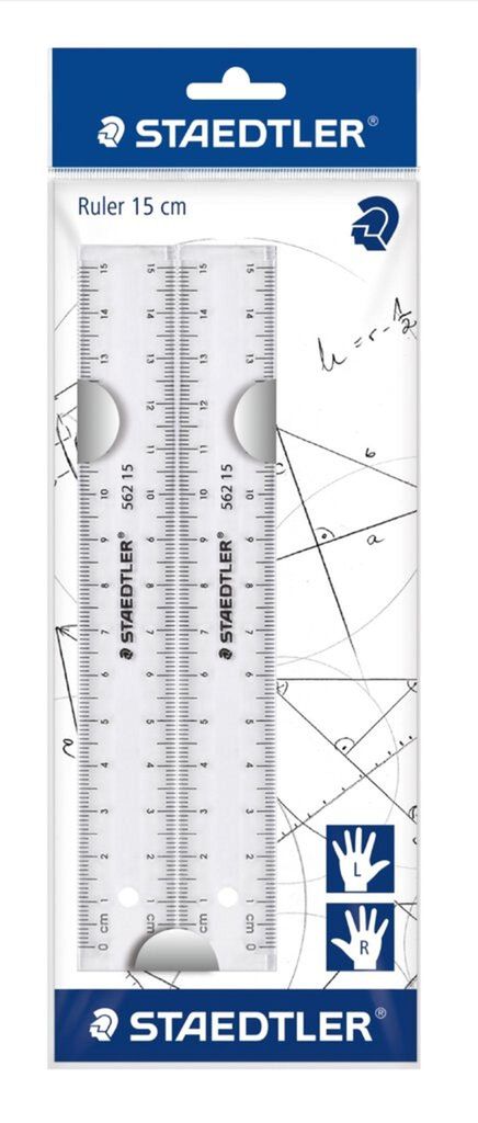 STAEDTLER Lineale 15 cm Kunstst. transp. Produktbild 