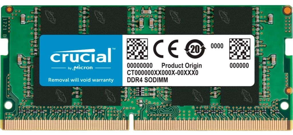 Crucial SO-DIMM 8 GB DDR4-3200  , Arbeitsspeicher Produktbild 