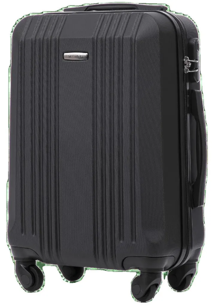Valise cabine rose Rigide Premium 55x40x20 cm serrure TSA intégrée