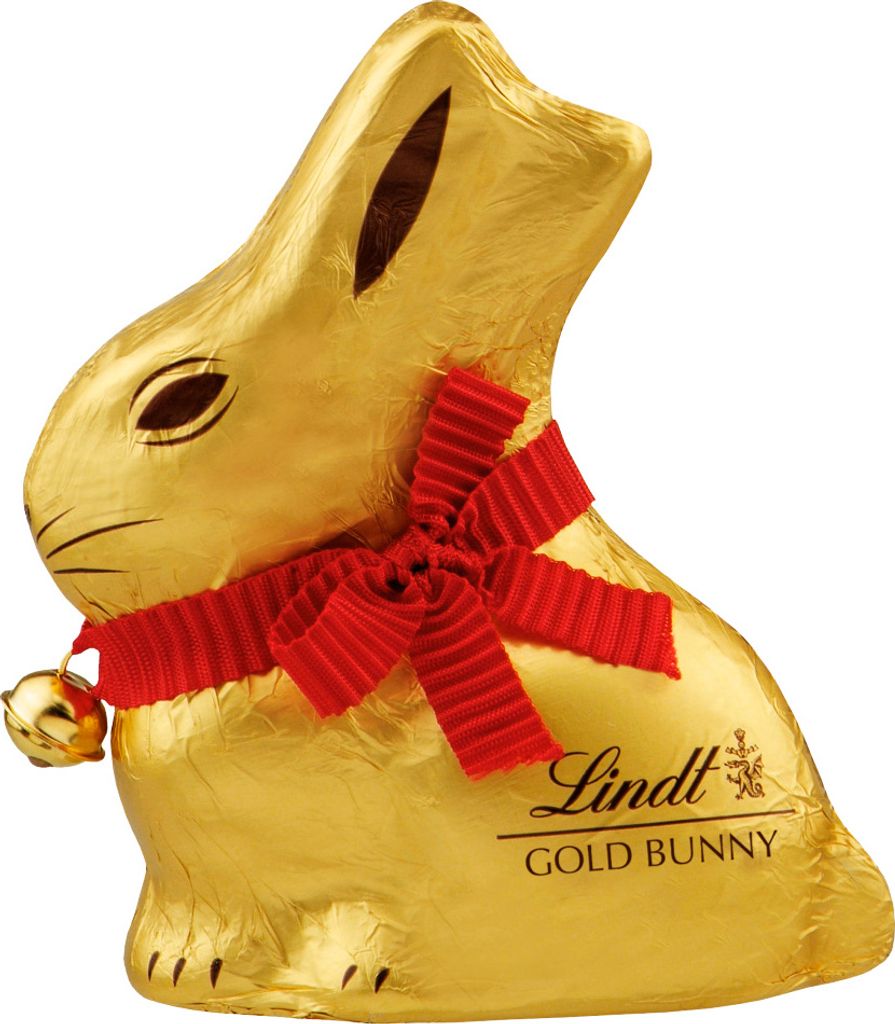 Wydrążona figurka Lindt Gold Bunny z czekolady z mleka Zdjęcie produktu 3