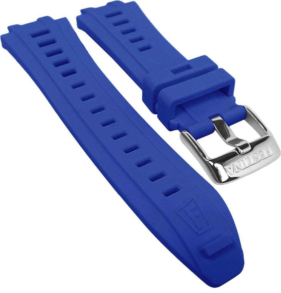 Festina Chrono Uhrenarmband blau Kautschuk F20450/5 F20450 F20449