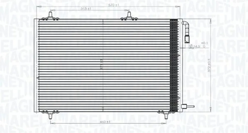 Condenseur de Climatisation Ford Cougar Ec 2.0 16V - Haute Qualité