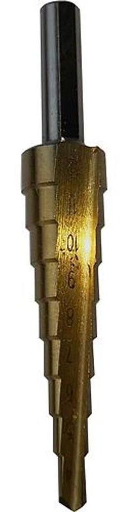 Bohrer Strend Pro Stufenbohrer SD41, 4-12 mm, TiN, HSS gerade, für Metall