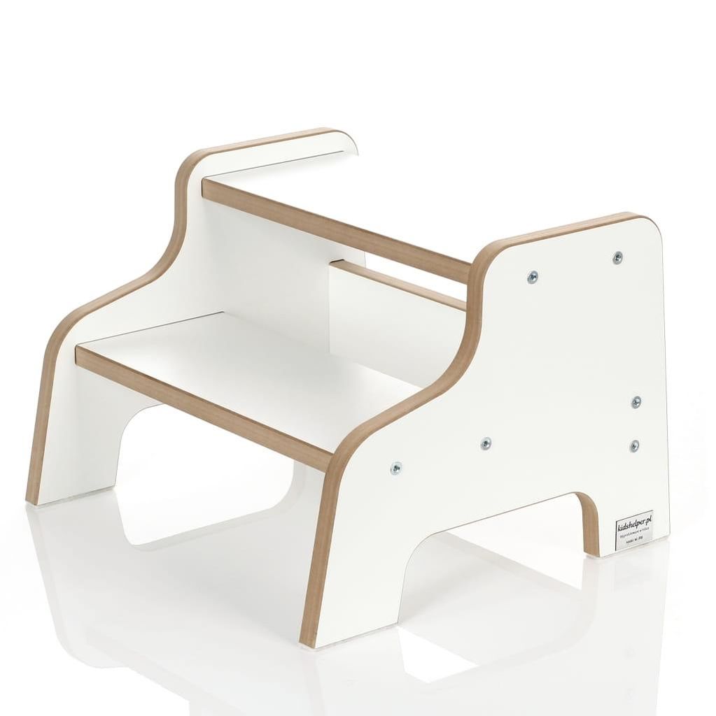 Kids Helper Tritthocker Weiß Kindertreppe Bad 2 Stufen Produktbild 