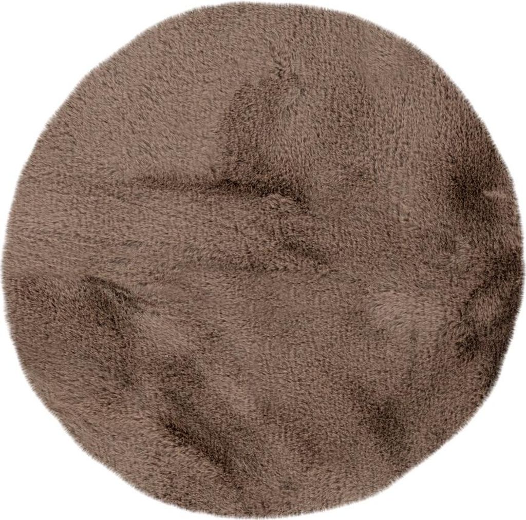 Badematte Rabbit 200 Dunkelbeige  100cm RUND Produktbild 