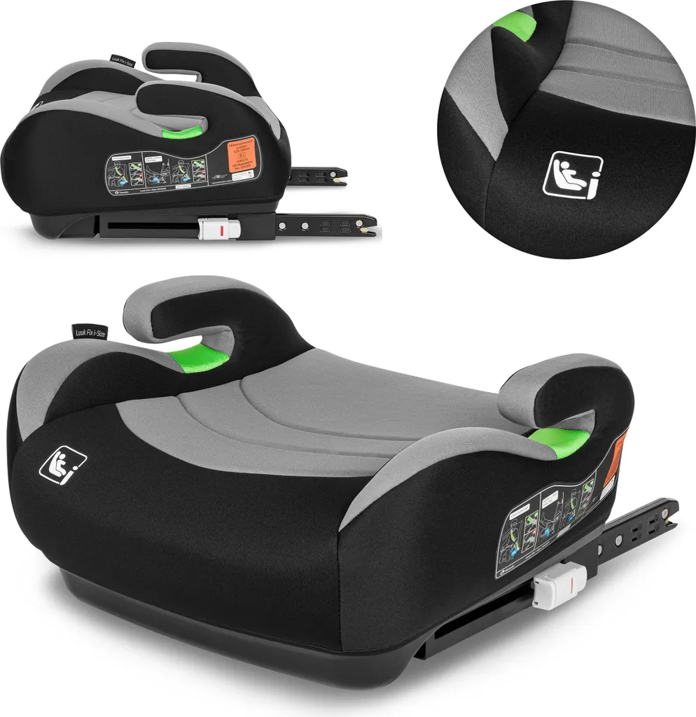 Rehausseur de Voiture ISOFIX i-Size Luuk Fix pour Enfant de 4 à 12 ans