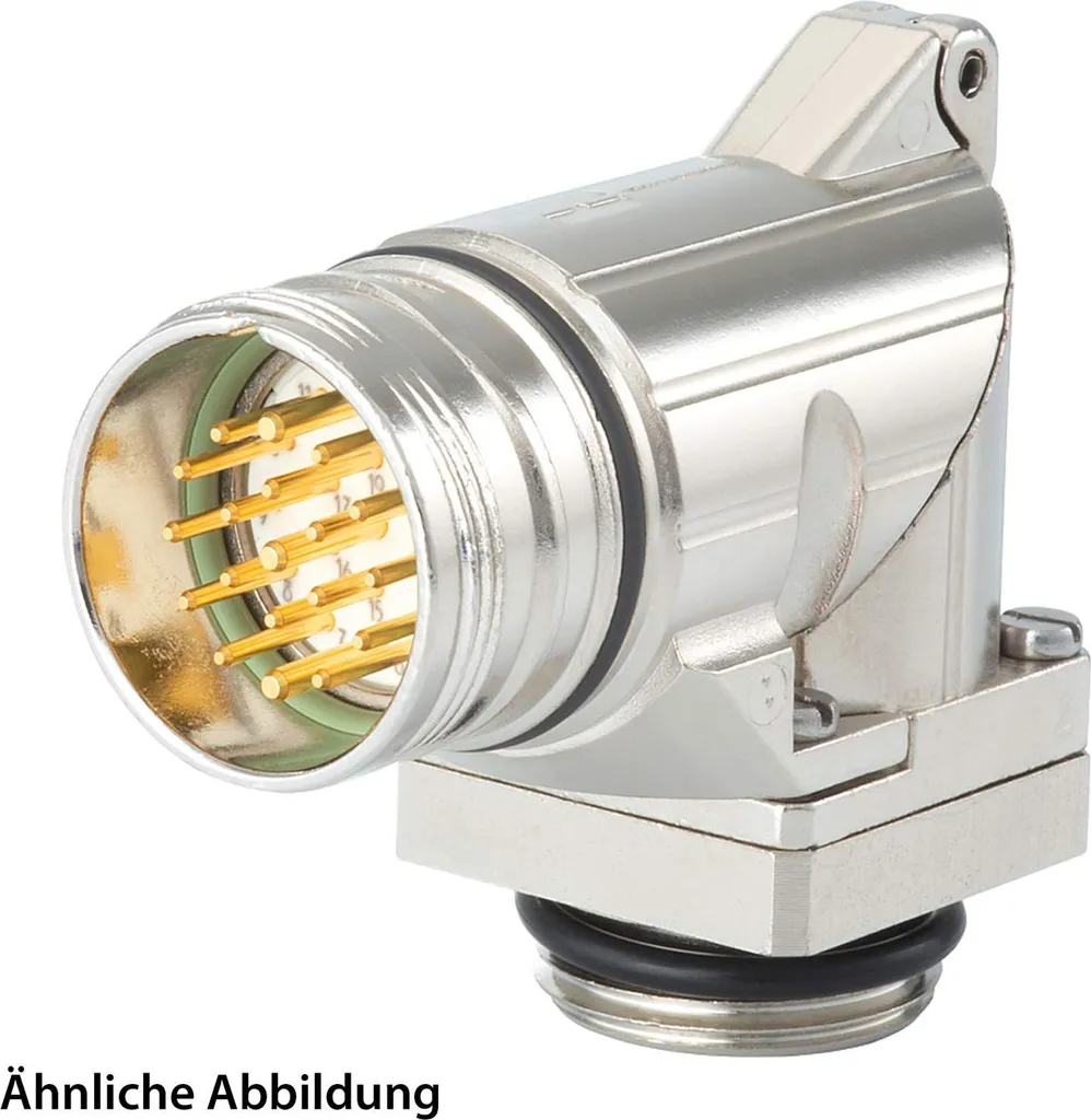 SET Hummel M23 Connettore Segnale 9 Poli 1+8 Angolato | Spina Girevole