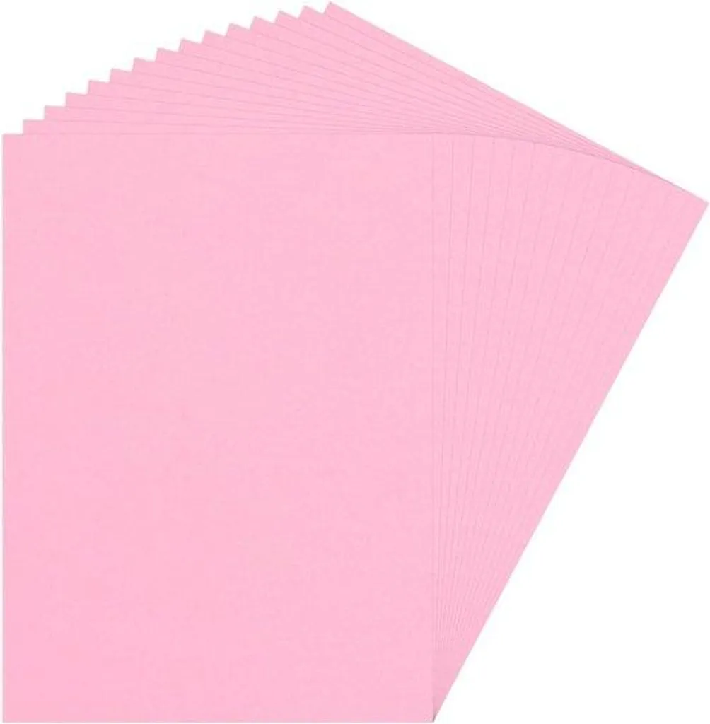 Papier Carton Rose pour Invitations DIY Allecto Plus 180g 23x28 cm