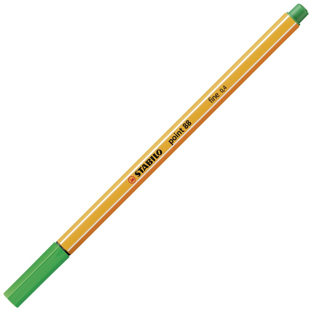 Fineliner - STABILO point 88 - Einzelstift - grün Produktbild 
