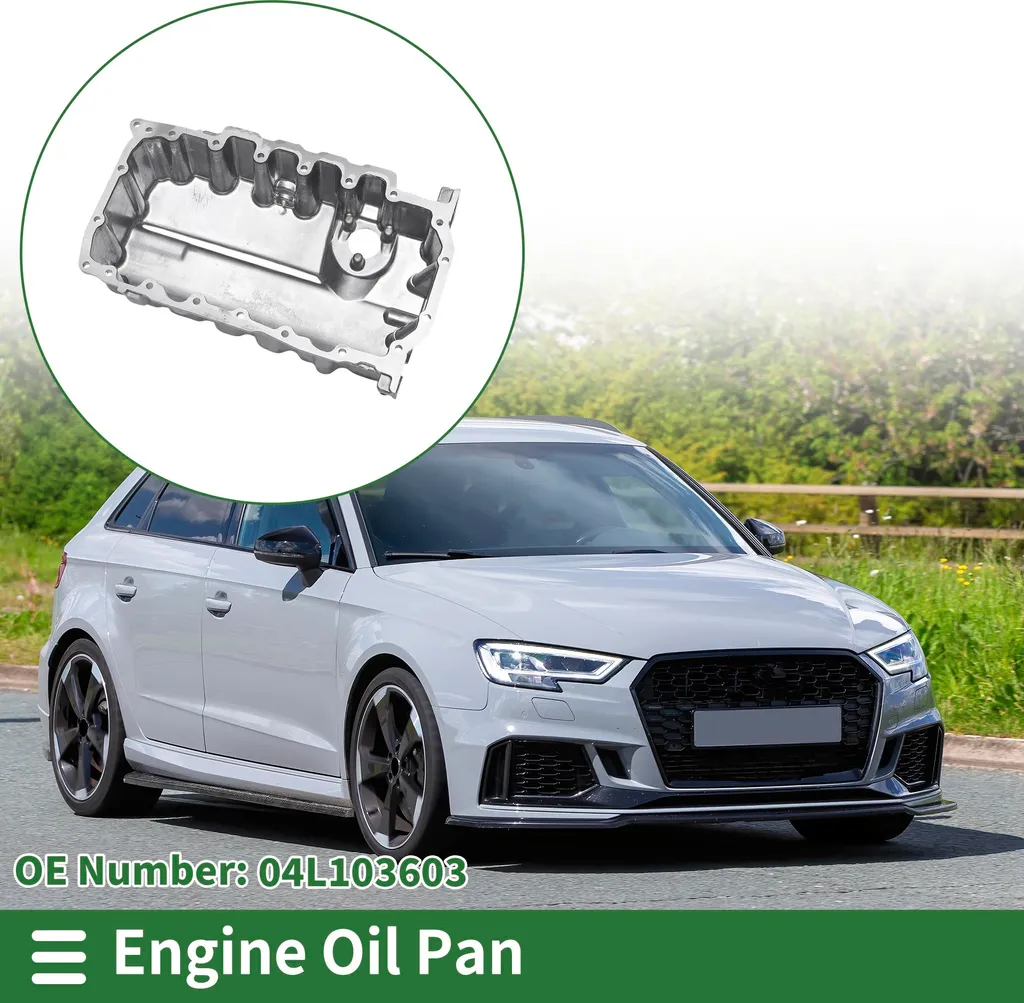 Bouchon de vidange carter d'huile en aluminium pour Audi A3 2012-2020