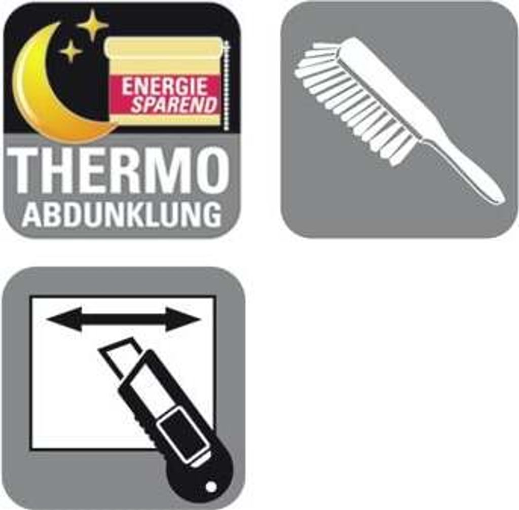 Gardinia EasyFix Thermo Rollo natur 120 x 150 cm