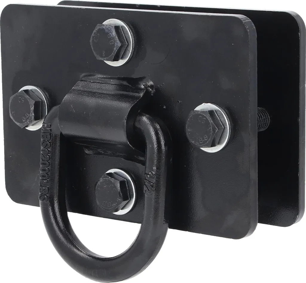 Point d'ancrage remorque anti-vibration 12000 lbs - Fixation sûre encastrée