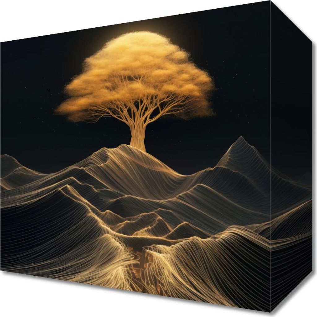 Bild 20x20cm Energiebaum