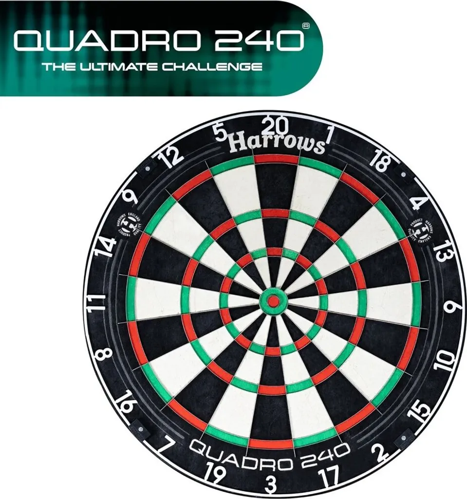 Cible Harrows Quadro 240 avec segments multiplicateurs haute précision - 5